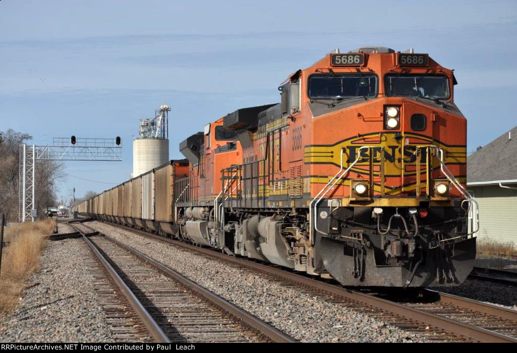 Eastbound coal loads